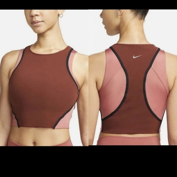 NWT Nike Yoga Dri Fit Infinilon Luxe Crop Tank Top Size 3X - Picture 1 of 11